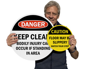 Custom Floor Safety Label