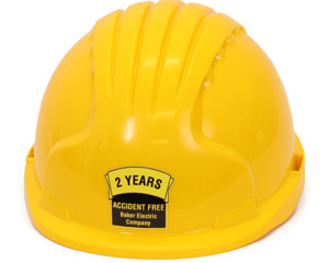 Custom Hard Hat Banner And Notice