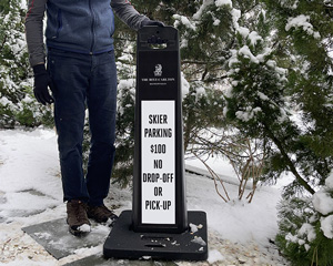 Custom Lotboss Ski Sign