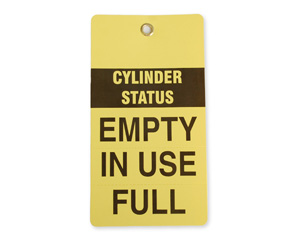 Gas Cylinder Tag