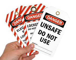 Osha Ansi Danger Tag