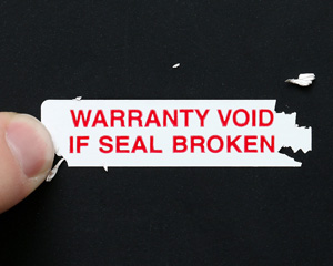 Destructible Calibration Notices