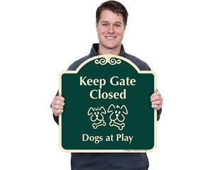 Dogs at Play Signs