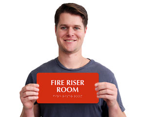 Fire Riser Room Signs