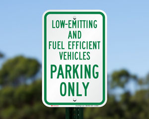 Fuel-Efficient Parking Signs