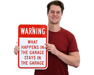 Funny Garage Signs