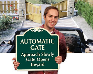 Gate Opens Inward/Outward
