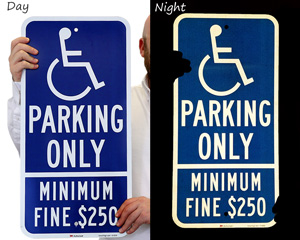 Ada Handicap Parking Signs