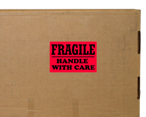 Fragile Handle With Care Label