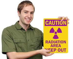 Radiation Area Label