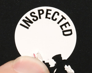 Inspected Qc Label