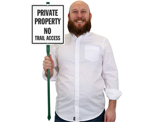 Private Property No Hunting Sign