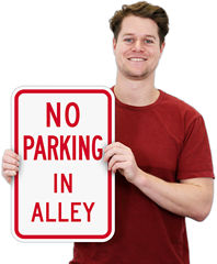 No Parking in Alley Signs