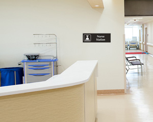 Nurse Station Engraved Sign