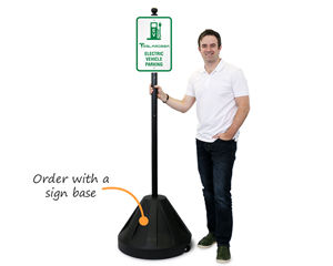 Order a portable base for your custom sign