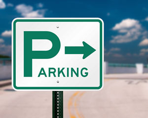 Parking garage sign