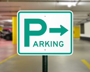 Parking Garage Facility Capacity Signs Size Options Attention Lot Full Sign