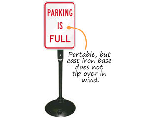 Portable Parking Lot Full Signs