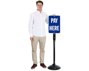 Pay Here for Parking Sign