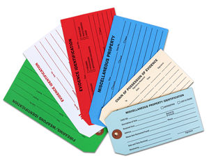 Police Evidence Tags