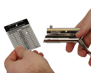 Punch Out Inspection Label