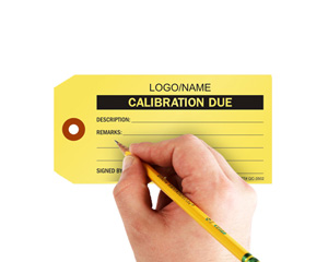 Calibration Due Label