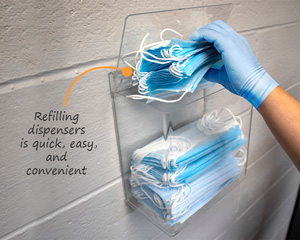 Refiling Mask Dispensers