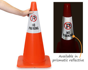 Cone Collar Parking Signs