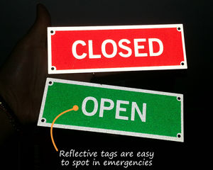 Reflective Metal Tags