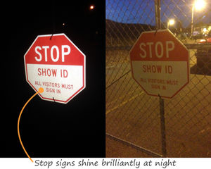 Reflective STOP Signs