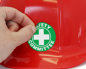 Safety Hard Hat Sticker