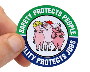 Safety Slogan Sticker