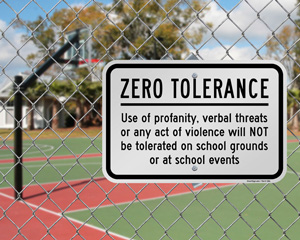 Zero Tolerance