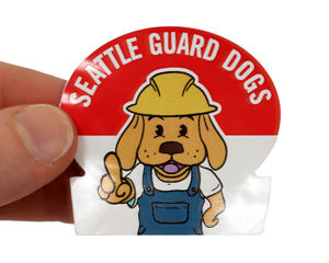 Dog Guard Tanker Sticker