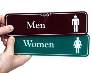 ShowCase Restroom Signs