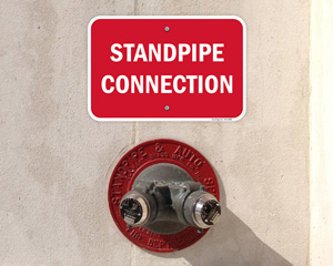 Standpipe Sign