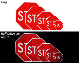Reflective Stop Signs