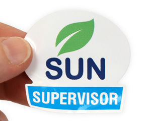 Supervisor Hard Hat Sticker