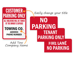 Lennox's Parking Only All Others Will Be Towed Name Novelty Metal Aluminum Sign 