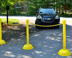 Traffic control stanchions
