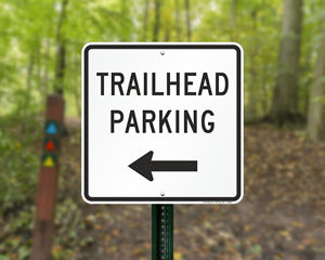 Trailhead Parking Signs