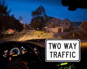 Two Way Traffic Signs
