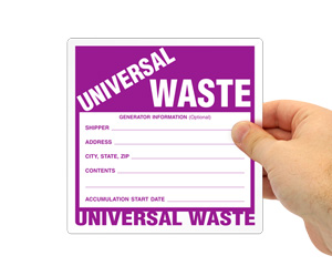 Universal Waste Labels
