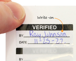 Verification Inspection Label