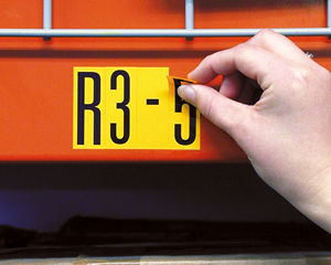 Vinyl cloth numbers and letters