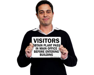 Visitor Sign