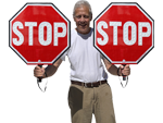 Looking for Hand Held Stop Signs?