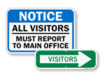 Visitor Security Signs