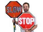LED Stop Sign Paddles