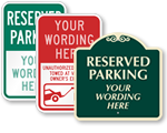 Custom Parking Signs